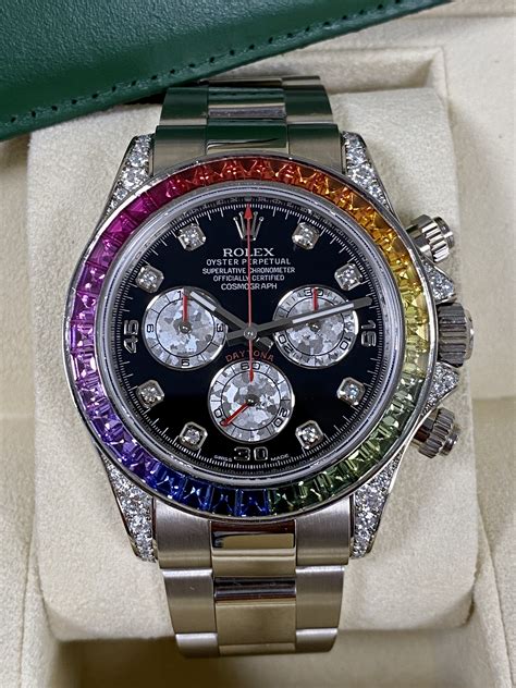 prezzo rolex daytona rainbow|rolex rainbow daytona original price.